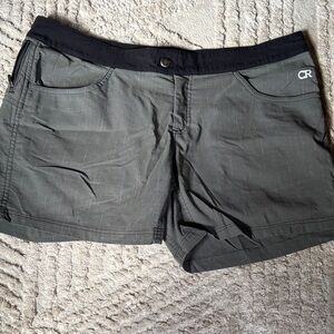 Club Ride Apparel Black and Gray Women's Athletic Shorts